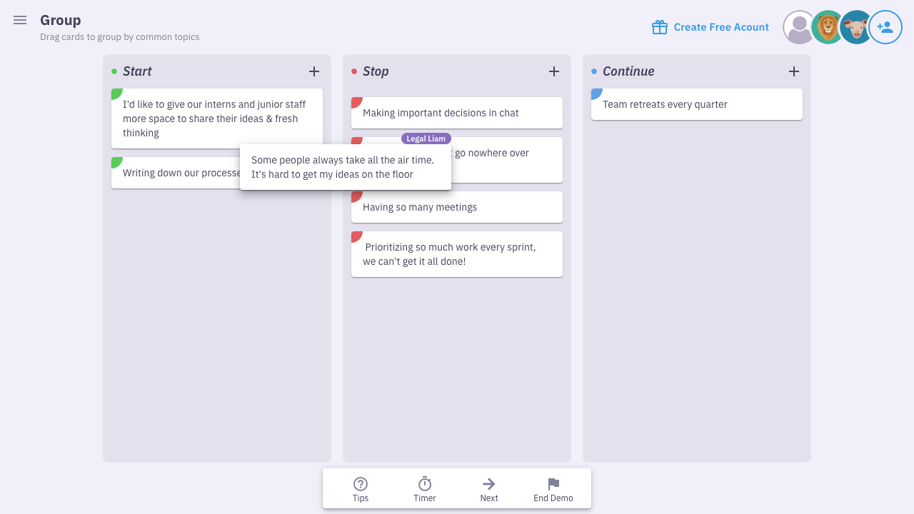 multiplayer-card-grouping-online-retrospectives