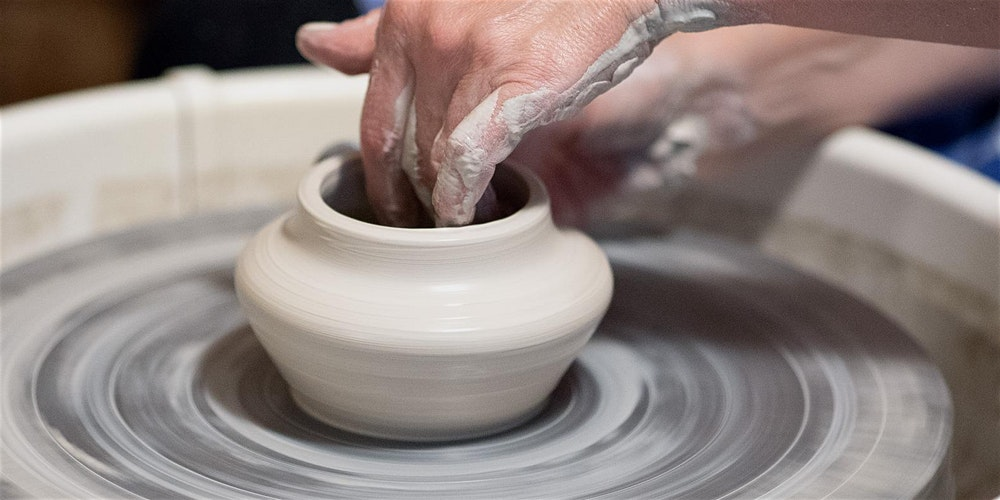 forming a clay pot