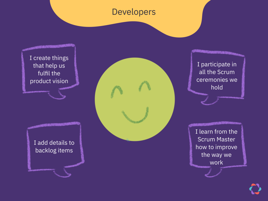 quotes showing developer responsibilities