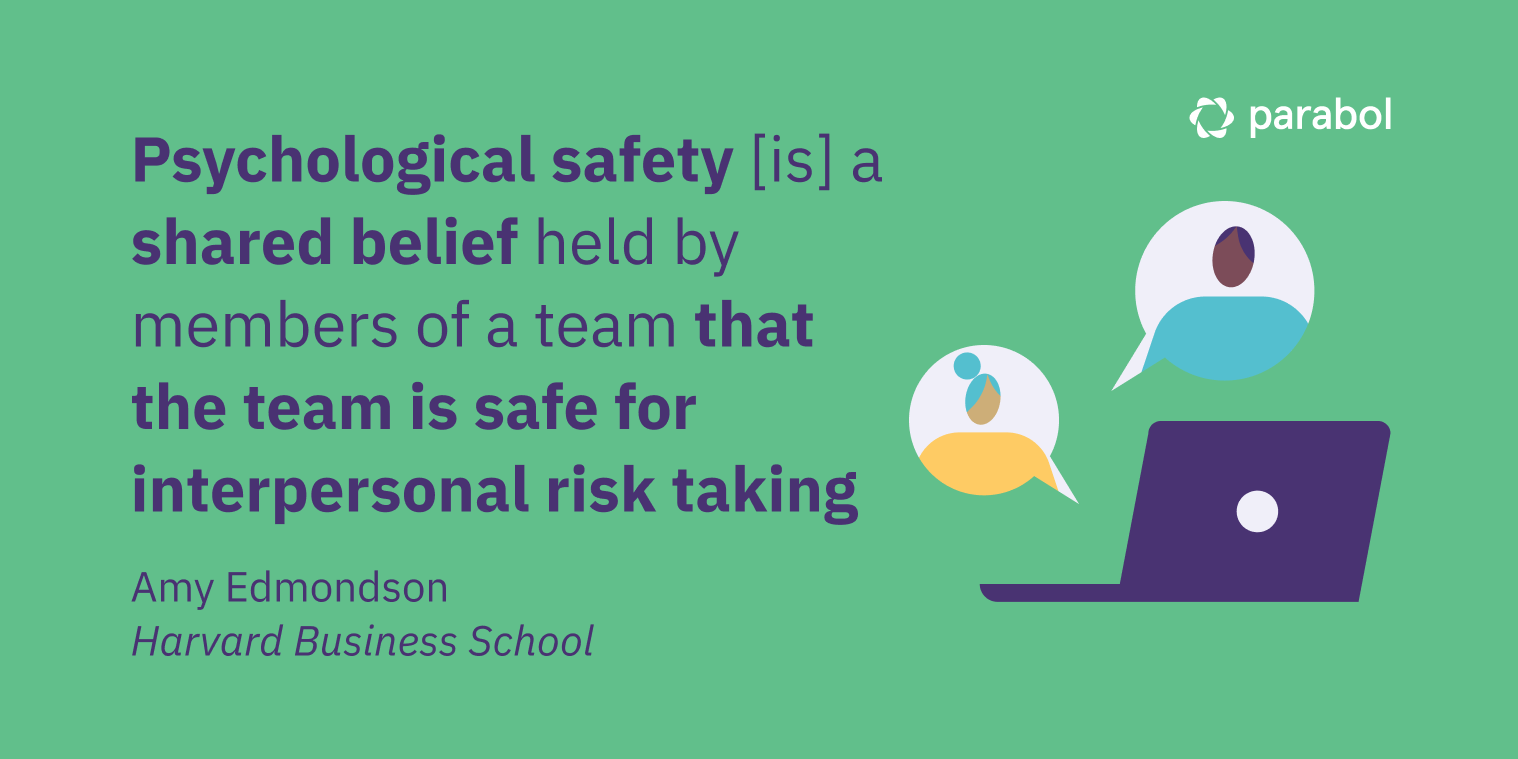 Psychological Safety Definition by Amy Edmondson