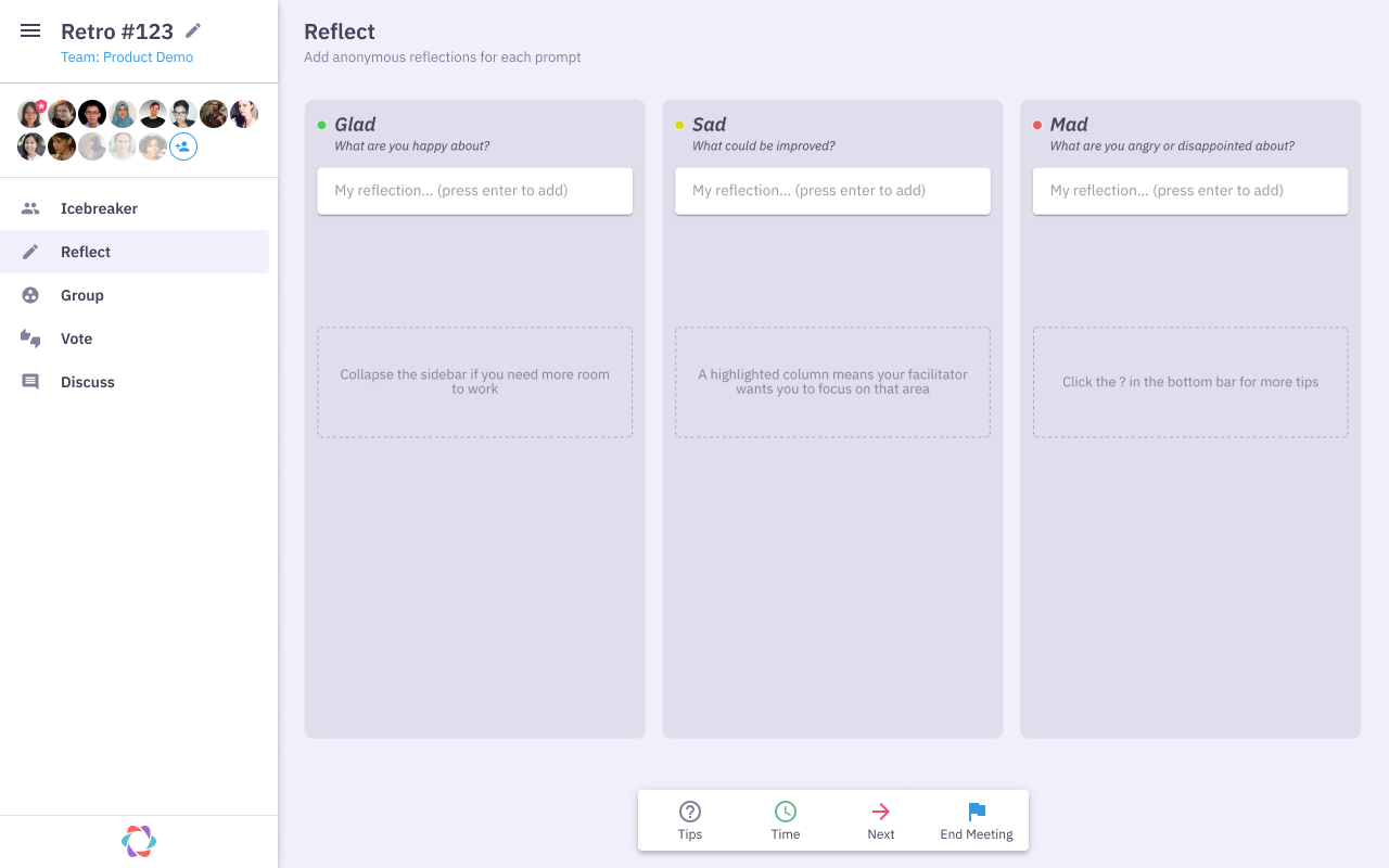 Updated Parabol Meeting Presence Prototype