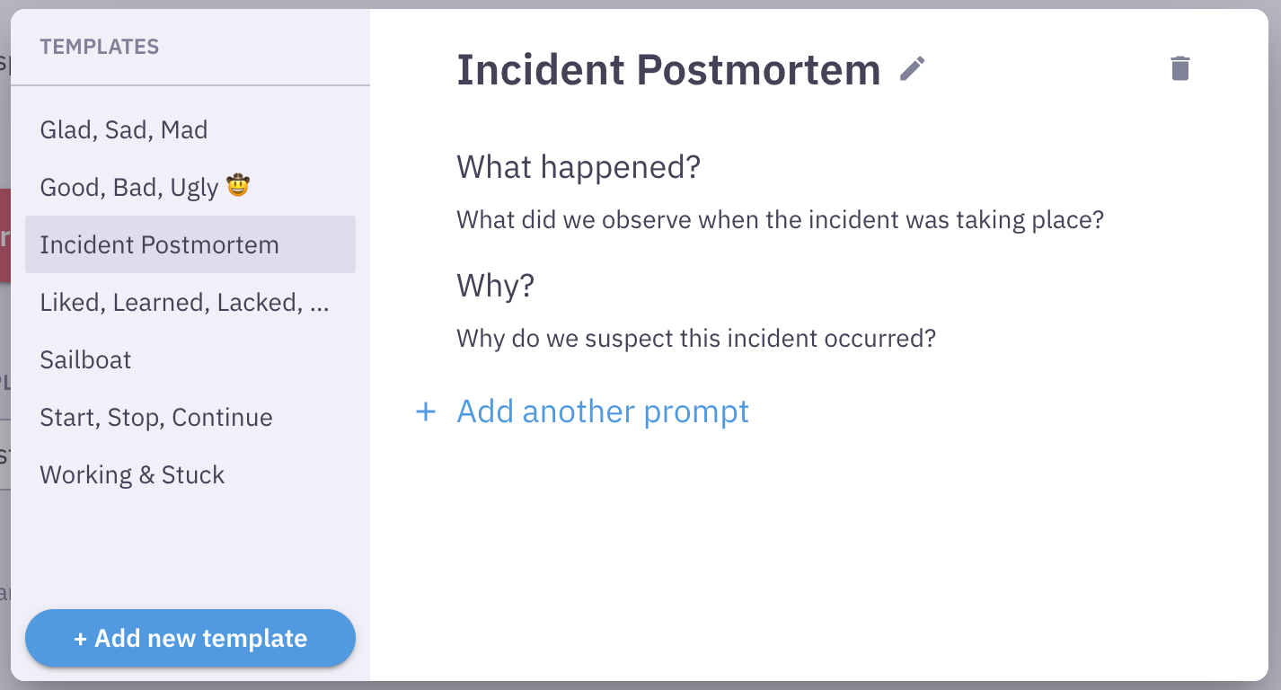 Customize your retrospective meeting format
