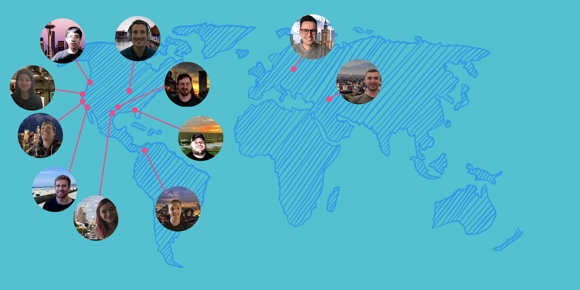 Parabol team around the world 