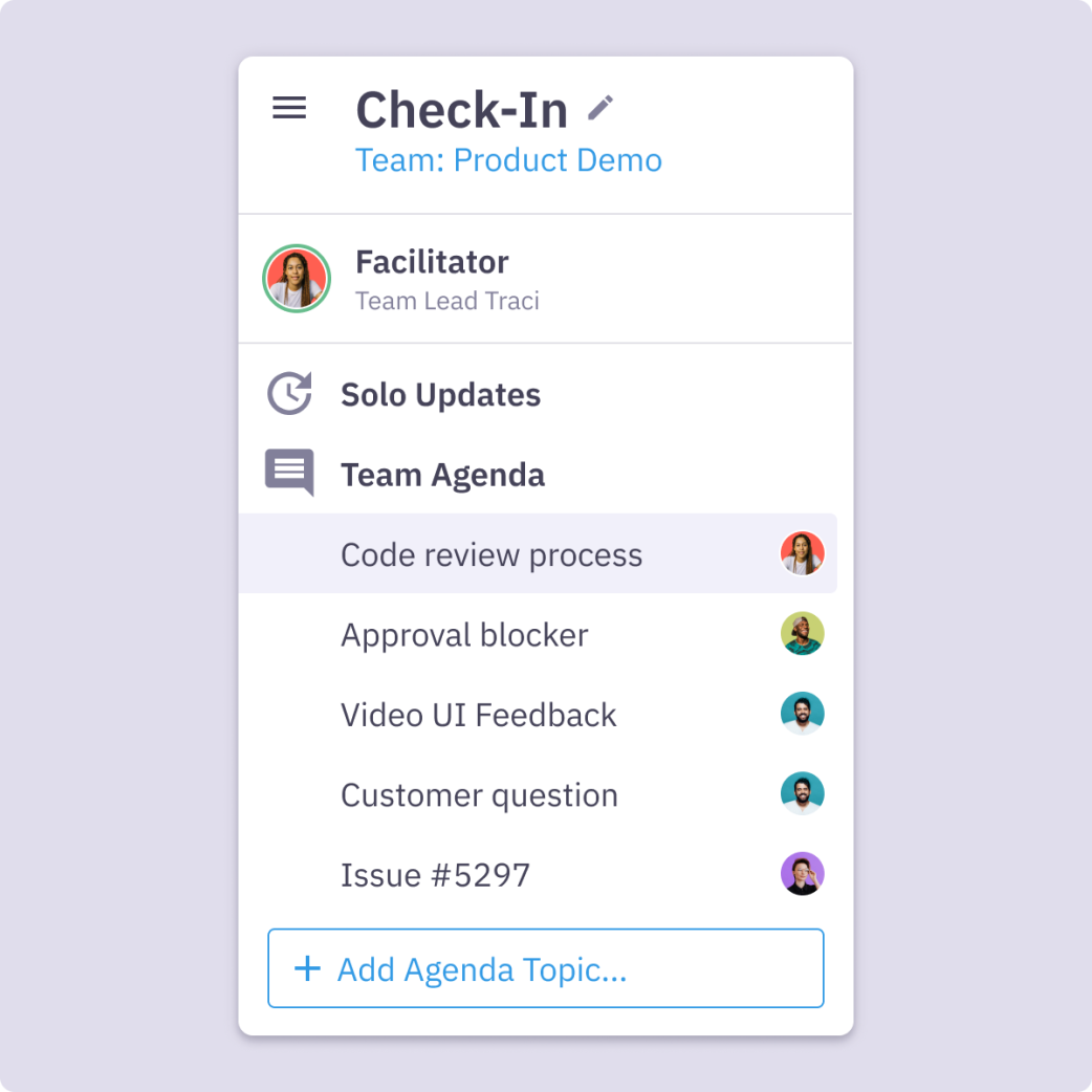 Free Online Team Meeting & Checkin Tool Parabol
