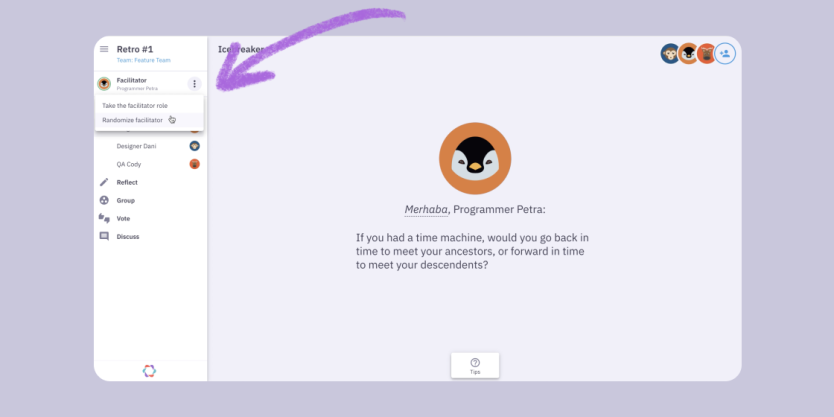 Random Facilitator for your retro