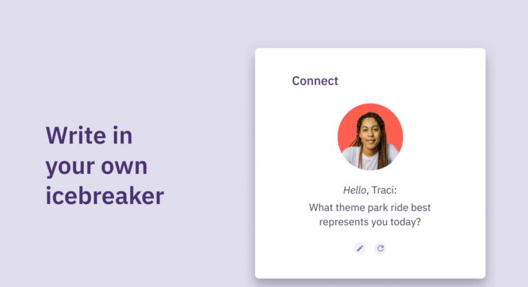 Write in an icebreaker