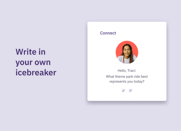 Write in an icebreaker