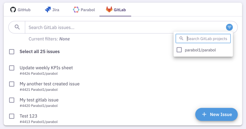 How to select GitLab Issues for estimation | Parabol