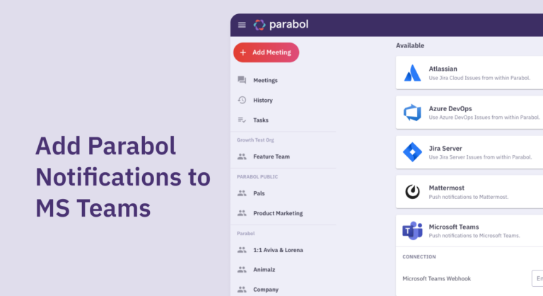 Integrations – Teams MS
