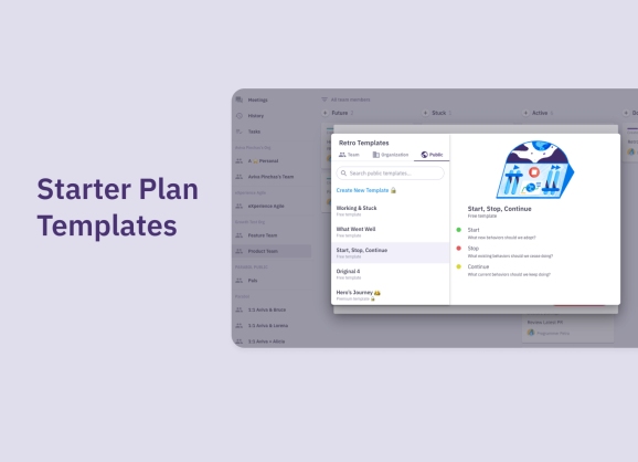 Starter plan templates