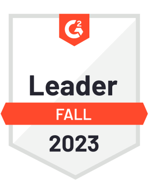 Parabol's badge for a 2021 leader on G2