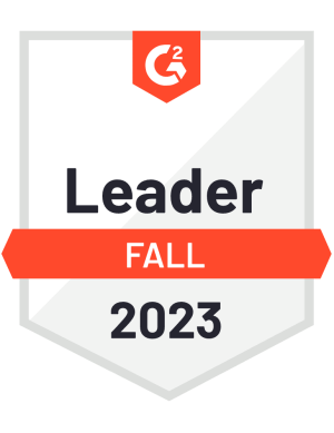 Parabol's badge for a 2021 leader on G2