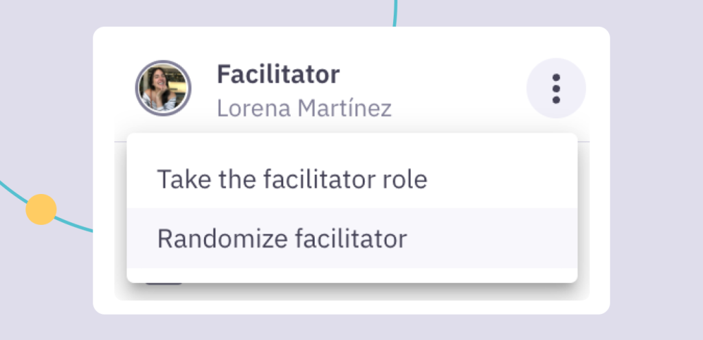 Randomize facilitator of your retrospective in Parabol