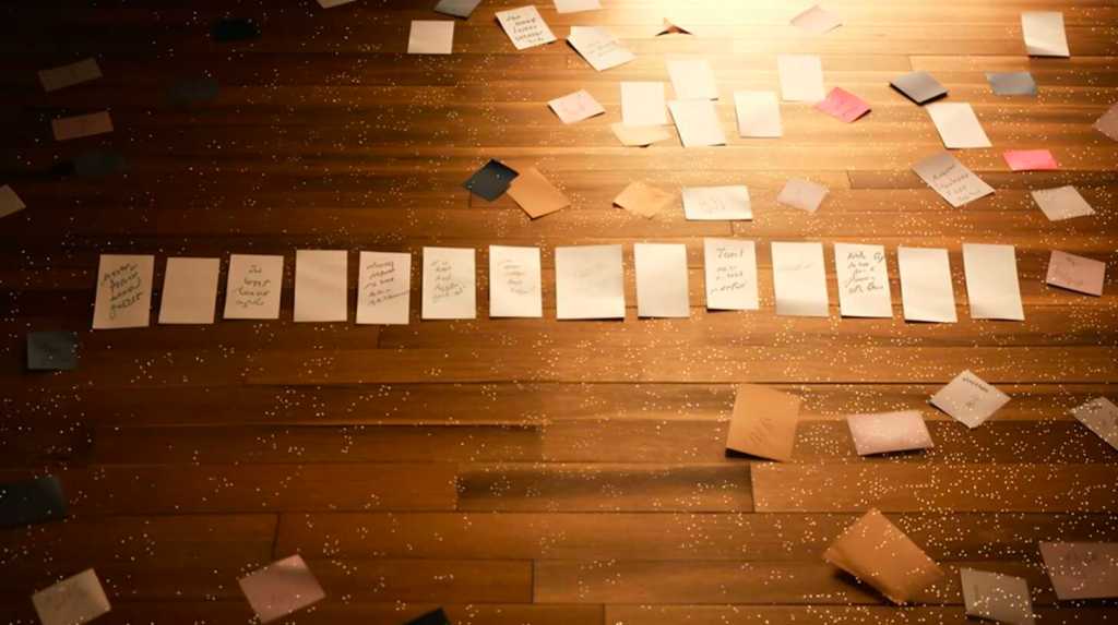 set property wix custom action An example in-person floor sort prioritization process of index cards happening in a workshop