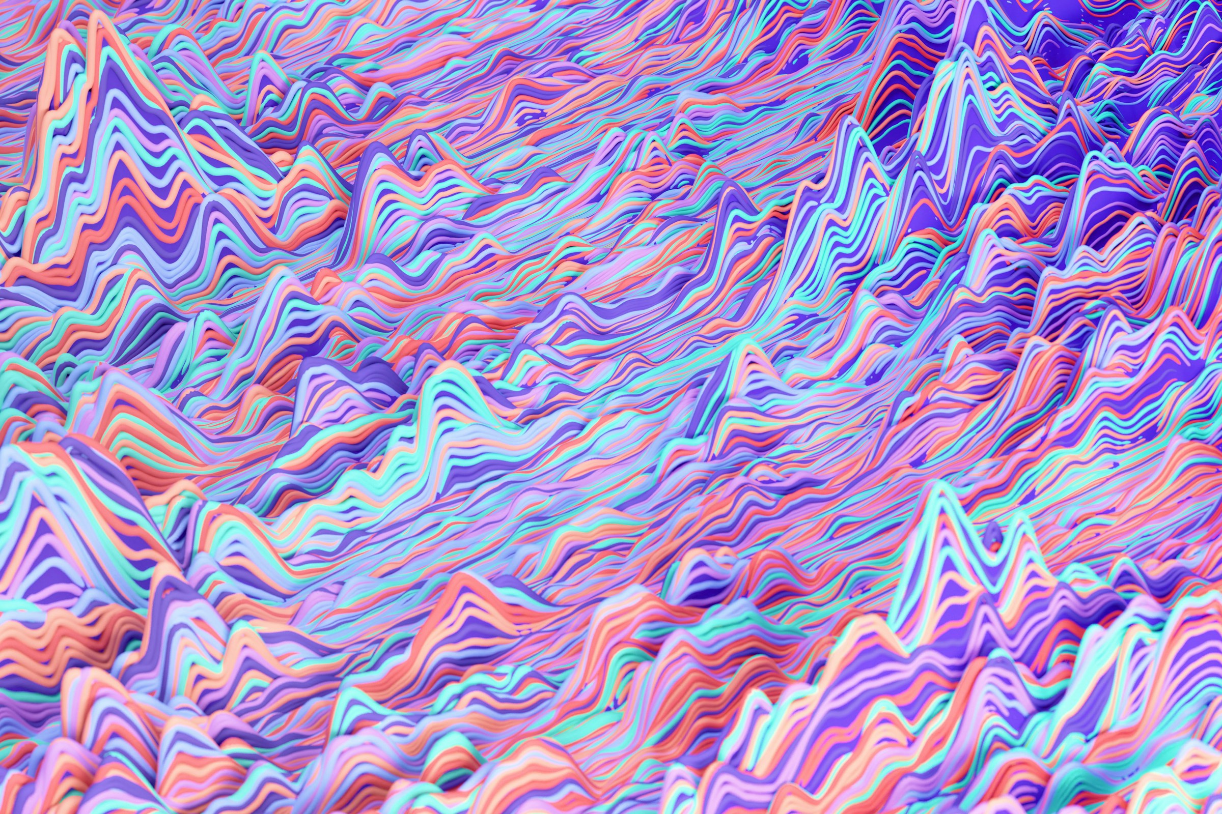 Abstract image of wave patterns